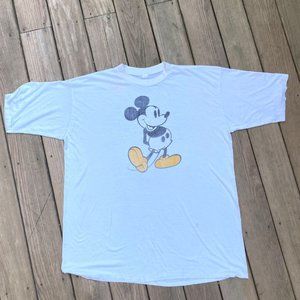 XXXL Single Stitch Vintage Mickey Mouse T-Shirt